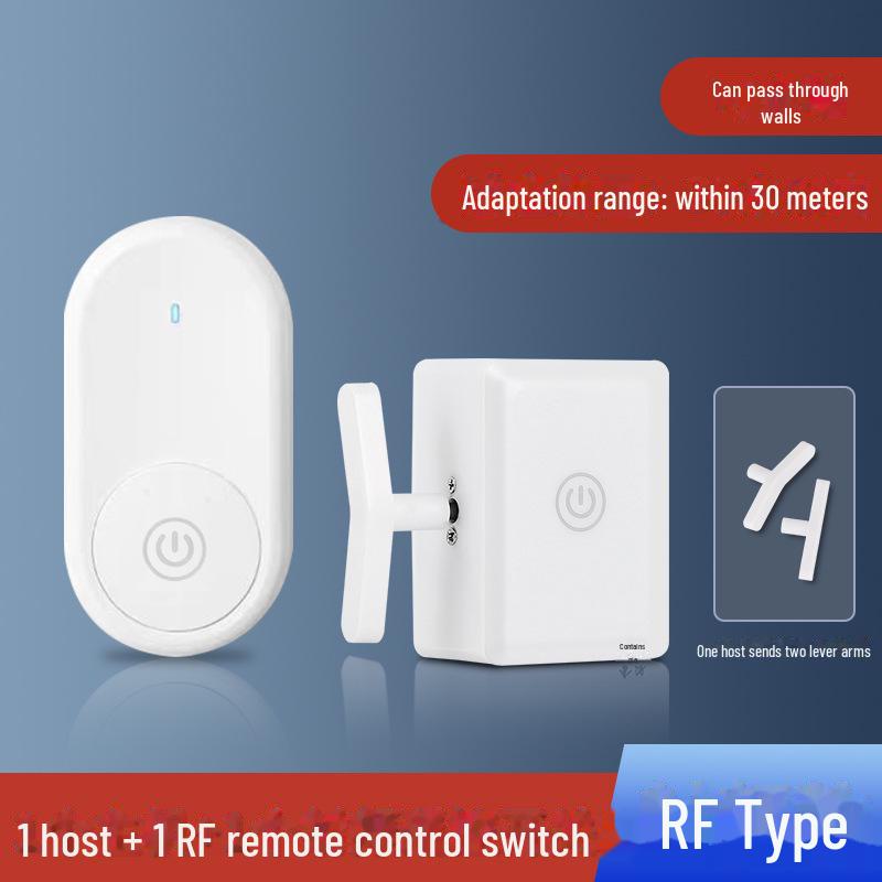Беспроводной интеллектуальный дистанционный выключатель света: Никаких проводов, простая зарядка, интеллектуальное управление для дома или общежития