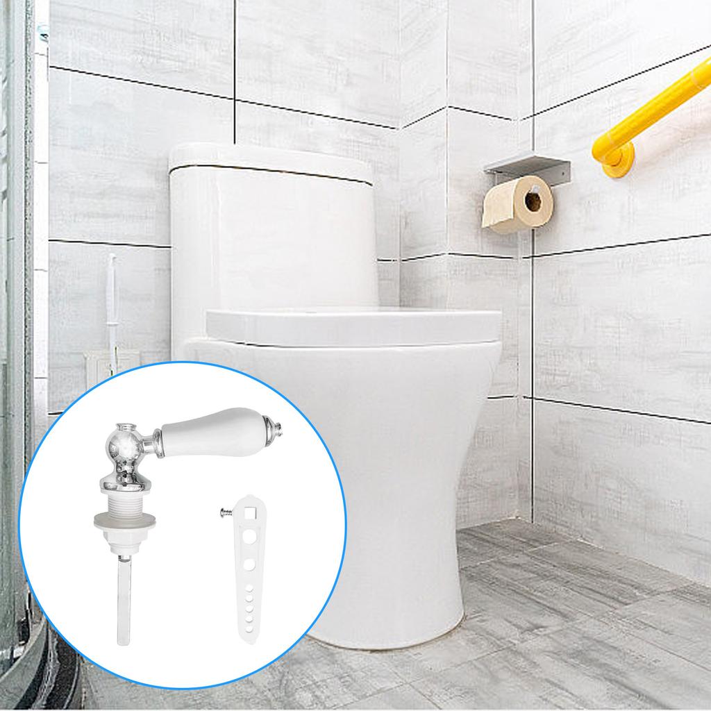 Керамическая ручка смыва унитаза для ванной комнаты, ручки для унитаза, рычаг смыва, комплекты для замены ручки унитаза, просты в установке