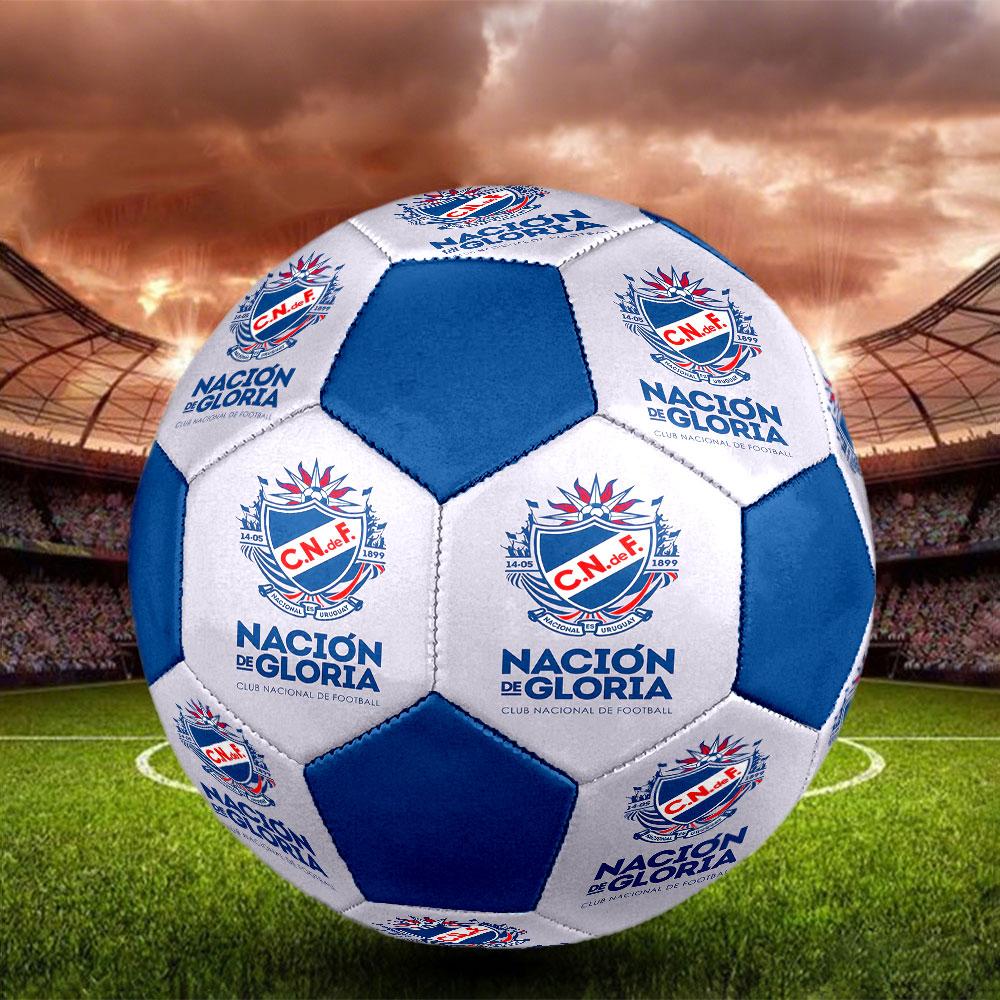 1pc Club Nacional de Football Soccer Ball Size 5 Indoor Soccer Ball Fashion Colorful Backyard Game - Great For Sports Fans Gift HE24