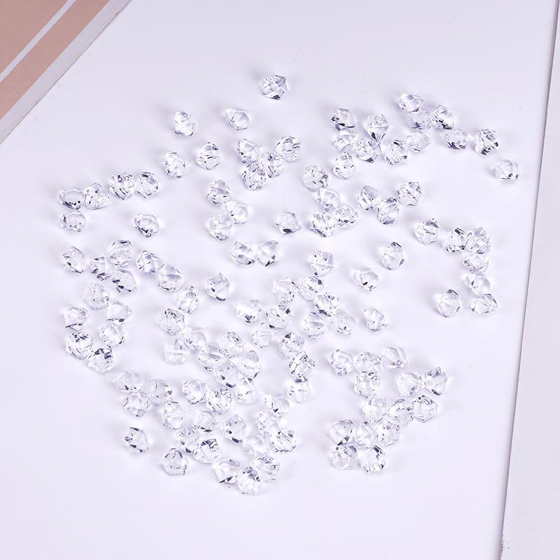 200 шт. красочные аквариумные акриловые камни, кристаллический декор, наполнитель для вазы, галька, аксессуары для аквариума, украшение «сделай сам»
