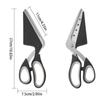 Handle Detachable Ultra Sharp Stainless Steel Pizza Shovel Pizza Scissors Kitchen Tool Pizza Cutter