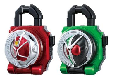 Kamen Rider Gaim DX Wizard W Lock Seed Set (Гаим) & (двойной)