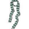Muwm Lazy Stripe Muffler (Mint Navy)