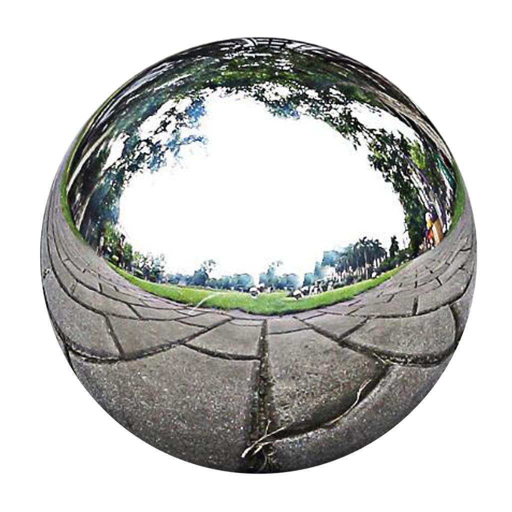 Gazing Balls Stainless Steel Chrome Hollow Ball Garden Reflective Mirror Lightweight decor