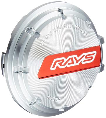 [RAYS] Комплект центральных колпачков Gram Lights Красный/Серебристый Комплект из 4 штук