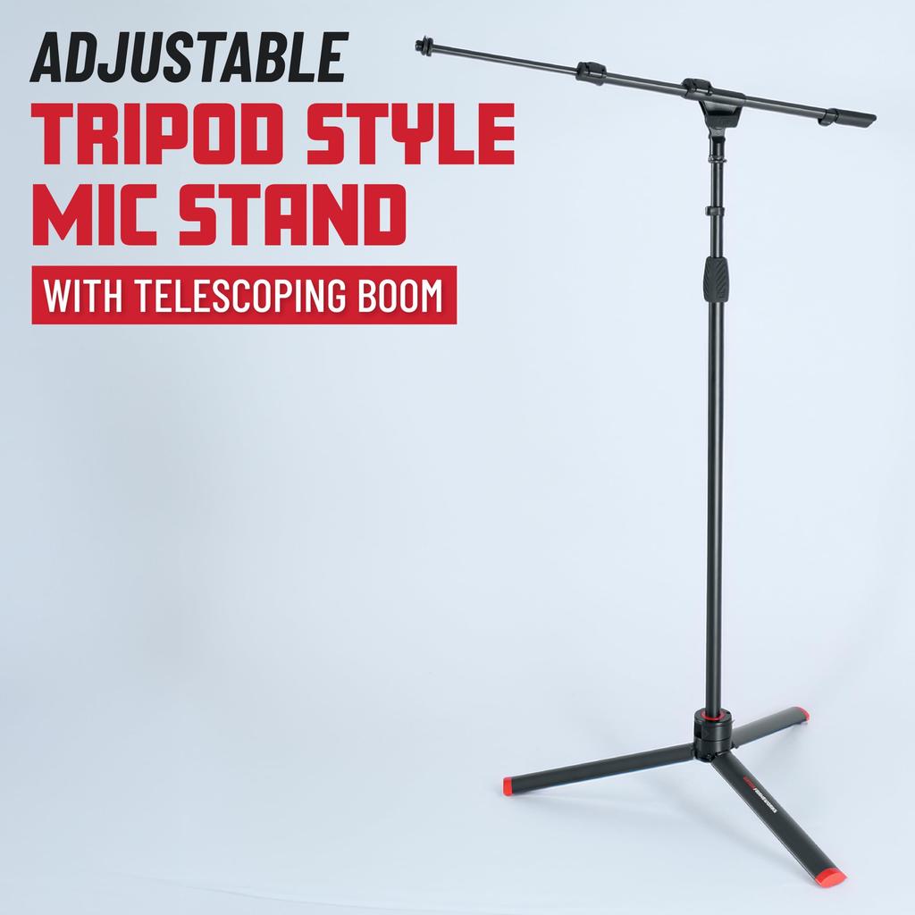 GATOR Frameworks ID Series Microphone Stand with Telescoping Boom Arm (GFW-ID-MIC)