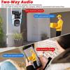 EU Outdoor Wireless 360° Surveillance Camera Wifi 10MP Dual Lens Two Screens Security IP Camera Waterproof Smart Home PTZ CCTV