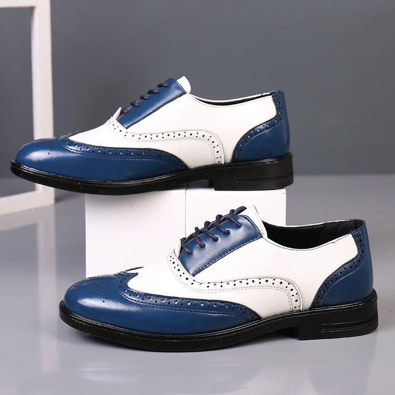 Деловые формальные мужские кожаные туфли из натуральной кожи, элегантные классические свадебные мужские туфли, мужские туфли-оксфорды