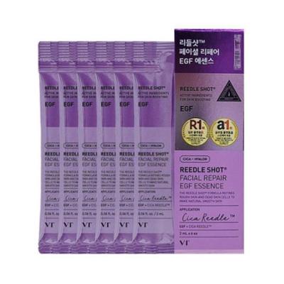 Косметика в Корее - VT Reedle Shot Facial Repair EGF Essence 2 мл (0,06 жидких унций.) X 6 шт. (3 варианта)
