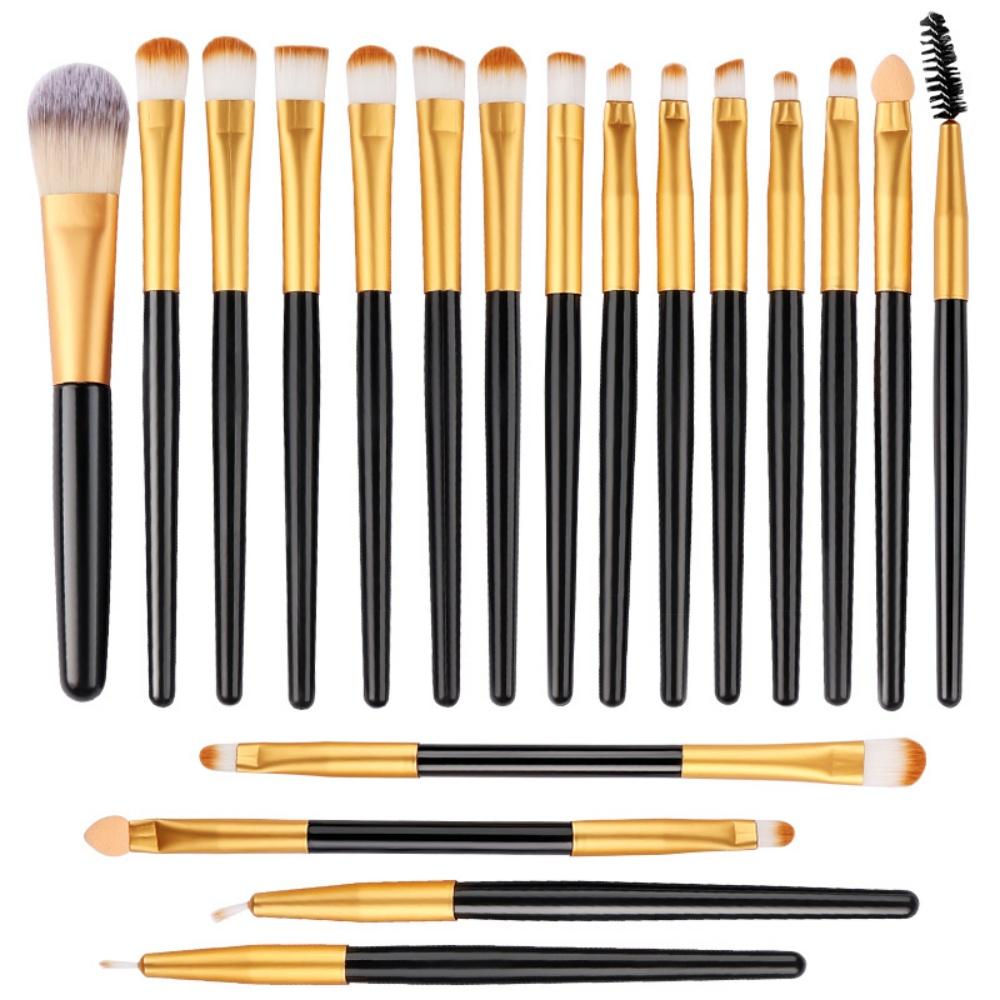 20Pcs Makeup Brush Set Eyeliner Blending Cheeks Eye Cosmetic Foundation Brushes ,Professional Complete Set for Face Eyeshadow
