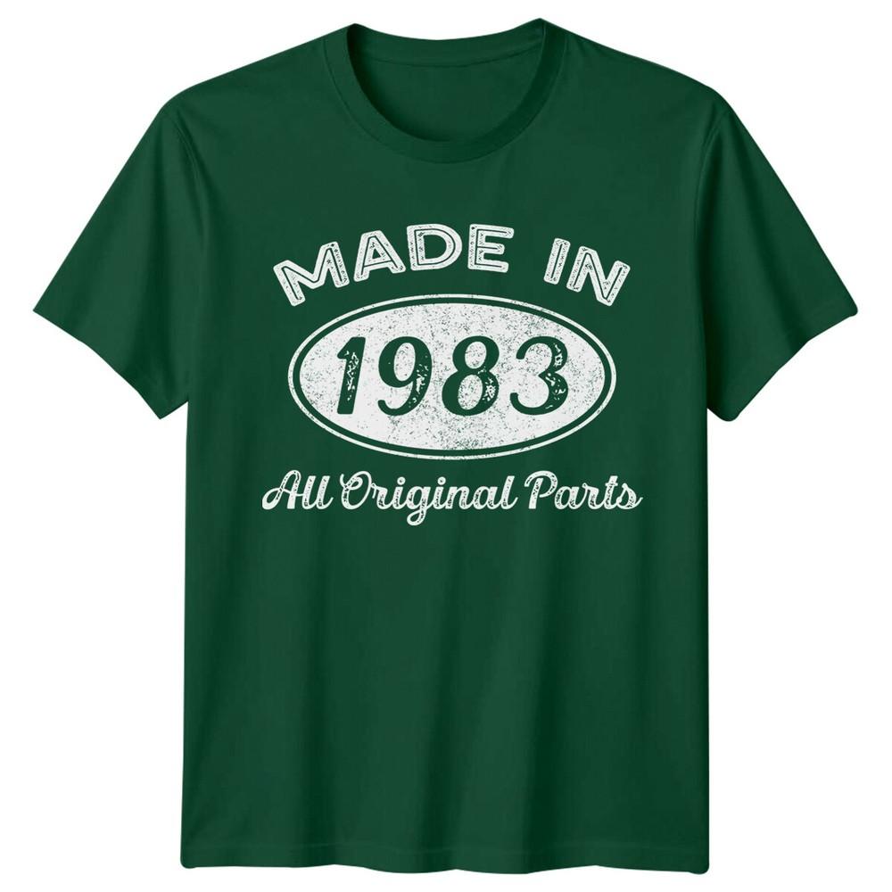 Made In 1983 Unisexs T Shirt 43rd Birthday Gift Vintage fortythree