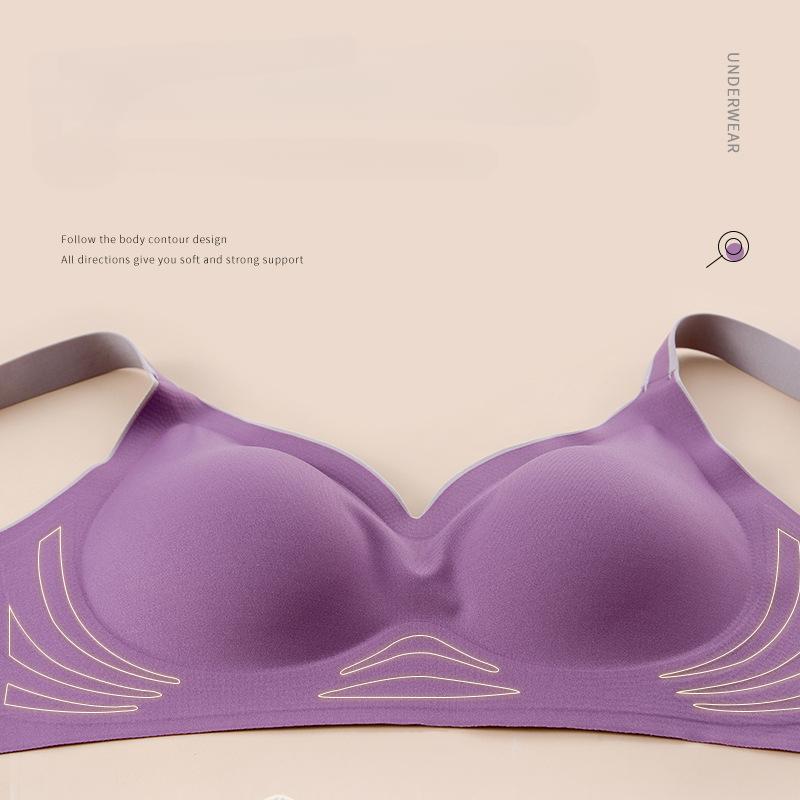 Новое сексуальное женское белье из латекса с градиентом, женский вегетарианский мышечный комплект без стального кольца, цельный спортивный жилет без шрамов, бюстгальтер