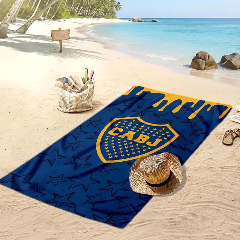 Boca Juniors 2 Printed Beach Towel Quick Dry Soft TowelPortable Large Rectangular Beach Blanket for Travel Swimming Pool