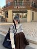 Женский осенне-зимний кардиган с жаккардовым узором Fair Isle - С круглым вырезом, на пуговицах, свободного кроя, как пальто-свитер