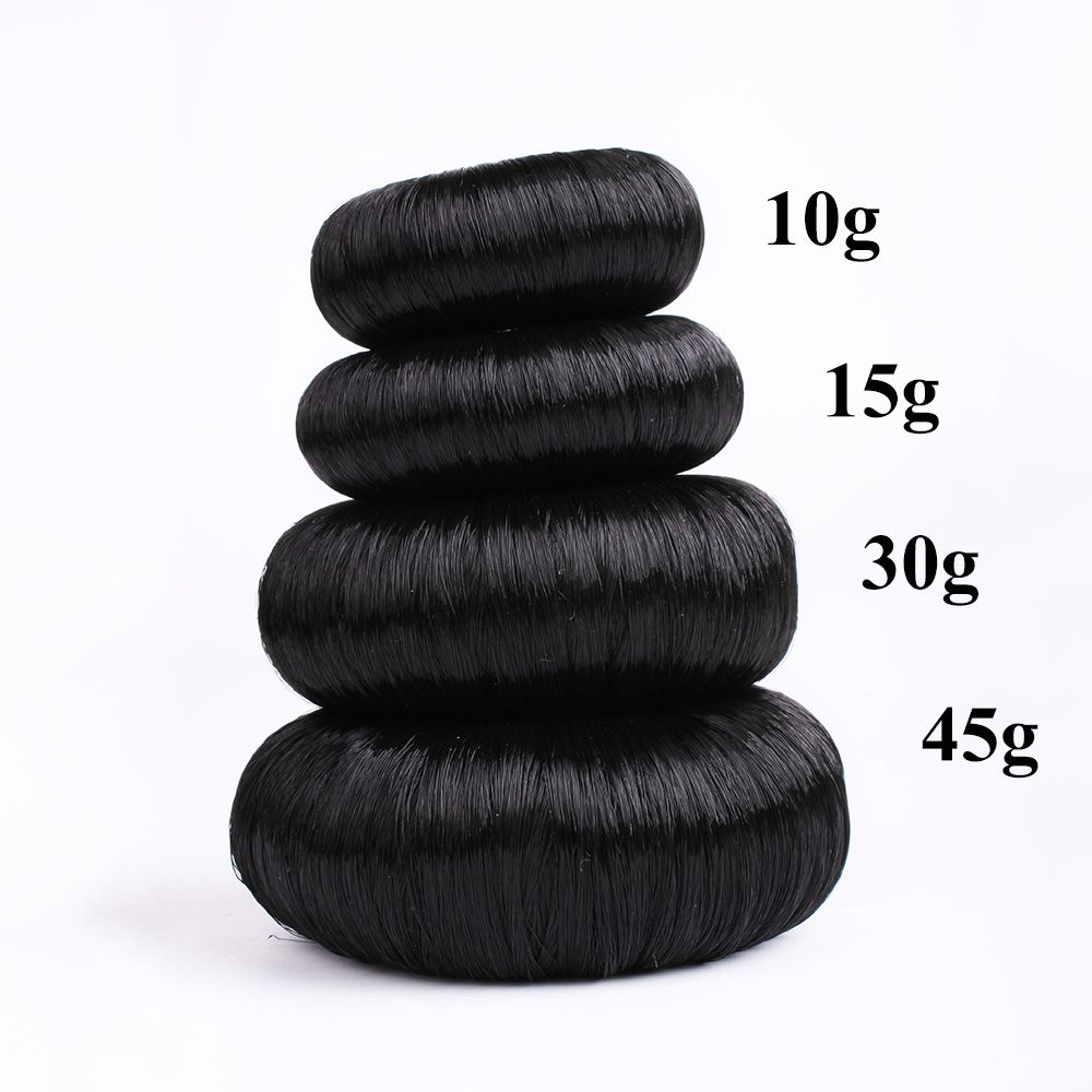 Fashion Elegant Black Hair Wig Hair Clip Brown Hair Styling Tools Hair Donut Shaper Bun Maker Hair Ring DIY
