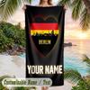 Beach Towel Germany national football team Print Custom Name Text Soft Towel for Swimming Pool