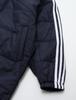 Длинное пальто Adidas Boa для Legend Ink Размер 120 Детское Обязательное с 3 полосками Мальчики, KWY19, (JH1088),