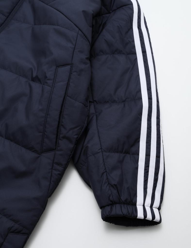 Длинное пальто Adidas Boa для Legend Ink Размер 120 Детское Обязательное с 3 полосками Мальчики, KWY19, (JH1088),