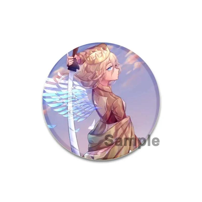 32/44/58 мм аниме Атака титанов Броши для ювелирных изделий Аксессуары Косплей Значок Мультфильм Подарочные рюкзаки Сумки Кнопки Значки Фанаты Коллекция