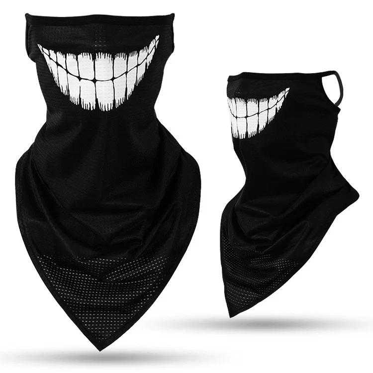 Summer Extended Cycling Triangular Binder Quick-Drying Breathable Men's and Women's Windproof Sunscreen Mask Bandana Outdoor Scarf Mask
