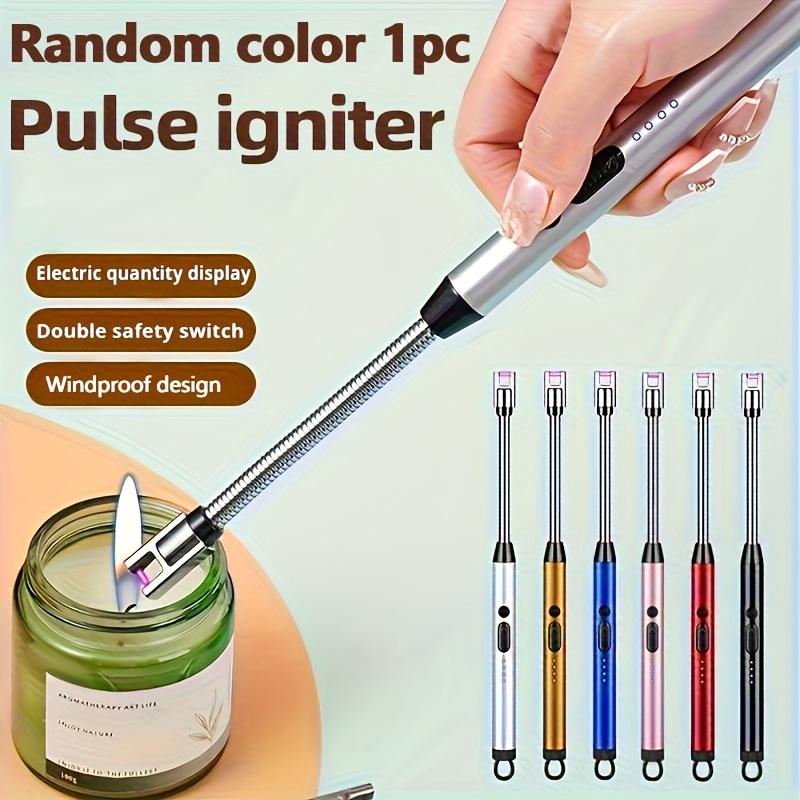 USB-зажигалка с быстрым зарядом и долгим сроком службы | Удлиненный термостойкий металлический корпус | Многоцелевая зажигалка-палочка для кемпинга на открытом воздухе, в чрезвычайных ситуациях