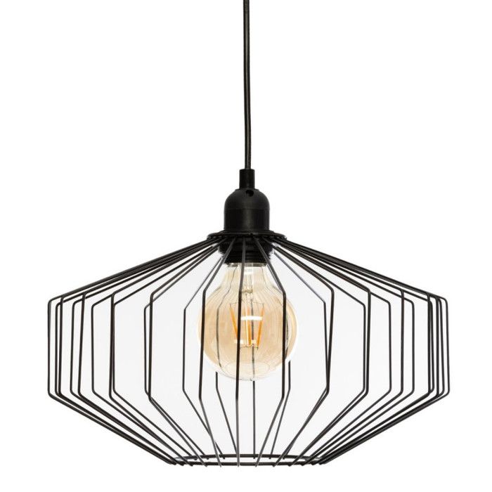 “Azur” Black Metal Pendant Light D30 Atmosphera
