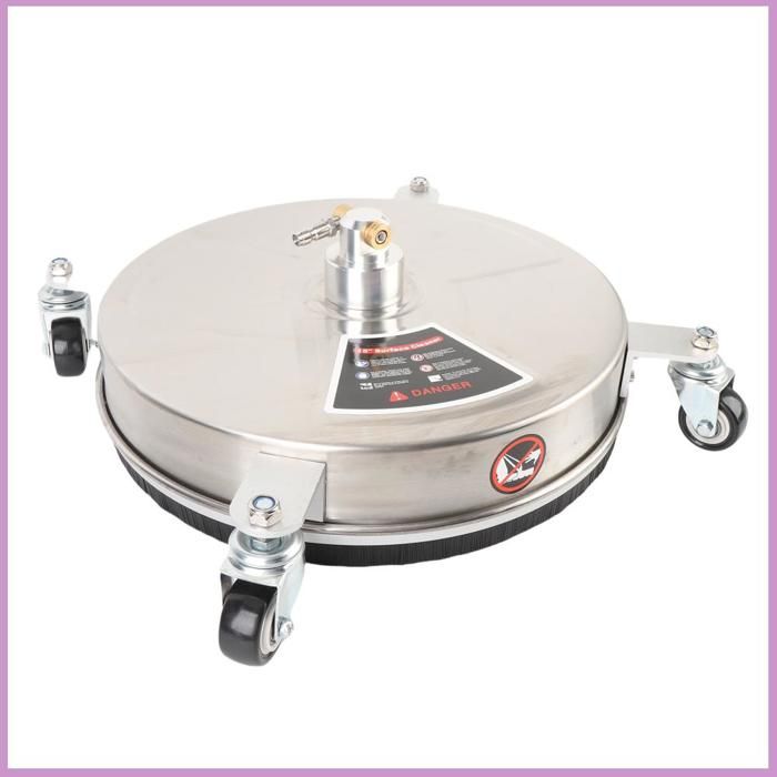 15" stainless steel Pressure Washer, Patio top cleaner, driveway with 4 wheels for large surfaces
