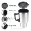 Quick-Heat Vehicle Heating Cup Stainless Steel Travel Heated Thermal Mug Car Water Warmer  Water