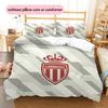 AS Monaco Pattern Bedding Quilt Set  Home Decoration  Gift (1 * duvet cover + 2 * pillowcase  without core)