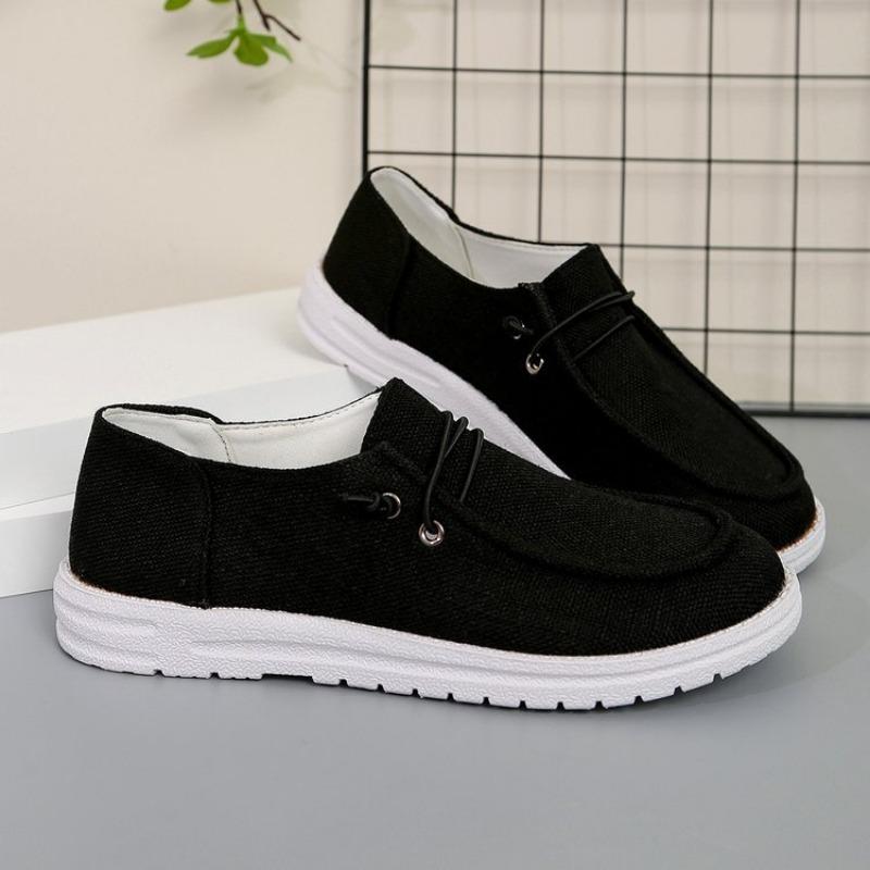 Повседневная женская обувь большого размера, новая весенне-осенняя обувь на плоской подошве с низким верхом