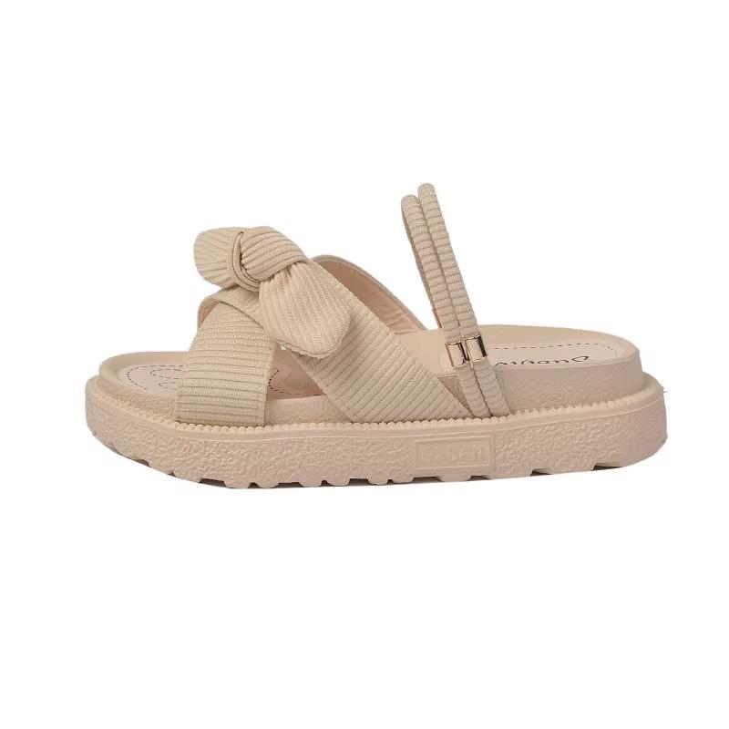 With Skirt Sandals Women's Summer New Fashion Platform Flats