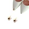 Metal Protective Head for High Heels Anti Kick Concealer Shoe Decoration Women Luxury Diamond Shoe Tip Accessories 2Pcs