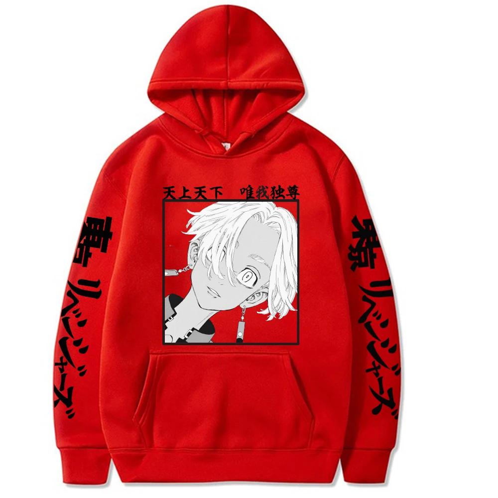 Модные зимние мужские и женские толстовки с героями мультфильмов Tokyo Revengers Izana Kurokawa Manga Anime Harajuku Hoodies Long Sleeve Streetwear
