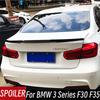 Для BMW 3 серии F30 F35 M4 320i 325i 330i 2013-2019 M4 стиль задняя крышка багажника черный карбоновый спойлер крылья автомобильные аксессуары запчасти