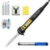 Цифровой электрический паяльник 120 Вт/150 Вт Набор паяльных инструментов Двойная калибровка температуры 200-600°C 907S909 Инструмент для пайки