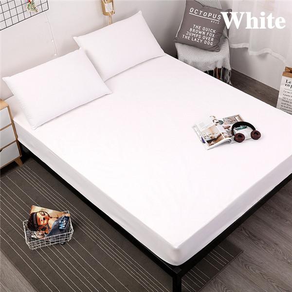 Чехол на кровать, хлопковый стеганый наматрасник, водонепроницаемый наматрасник для кровати, наматрасник с защитой от клещей, приятный для кожи, прочный наматрасник