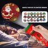 Non-Toxic Children'S Christmas Projector Flashlight Cognitive Lighting Cartoon Pattern Fun Picture Projector Early Education Toys For Kids