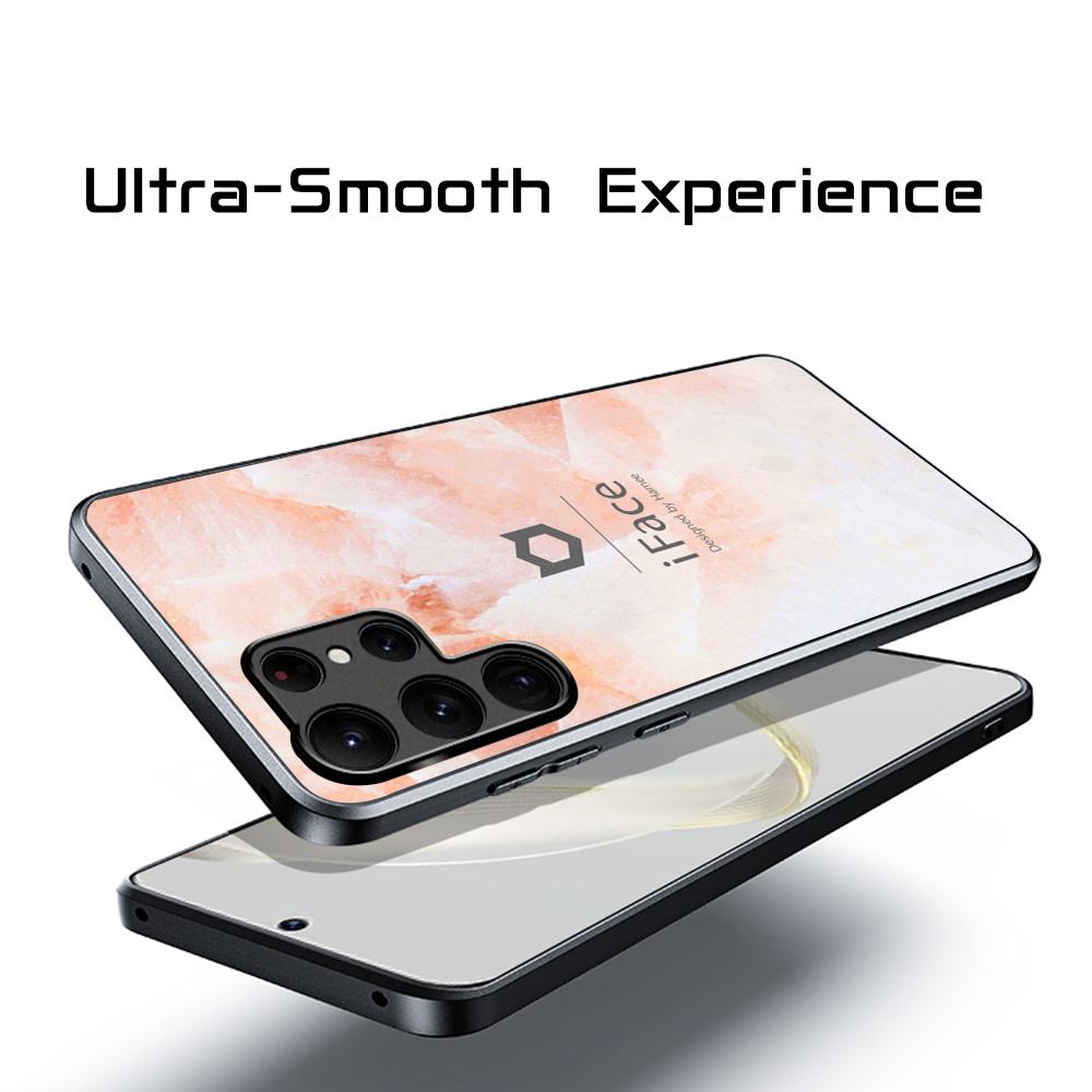 Cute Fashion ins i-iFaceS Phone Case For Samsung Galaxy S25 S24 S23 S22 S21 S20 Plus Ultra Note20 Soft Black