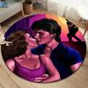 Круглый ковер DirtyDancing, Ковер для гостиной, спальни, дивана, игровой комнаты, Декор, Нескользящий коврик для пола