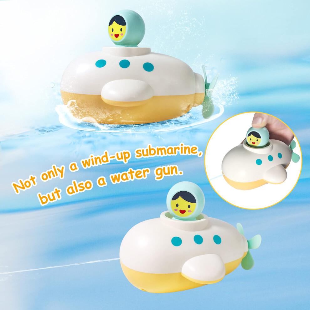 PATIFEED Bath Toys Gifts for Age 3 4 5 6 7 8+ Years Old Kids Boys Girls Toddlers - Swim Pool Bathtub Tub Toys for Toddlers, Stacking Cup with Wind Up