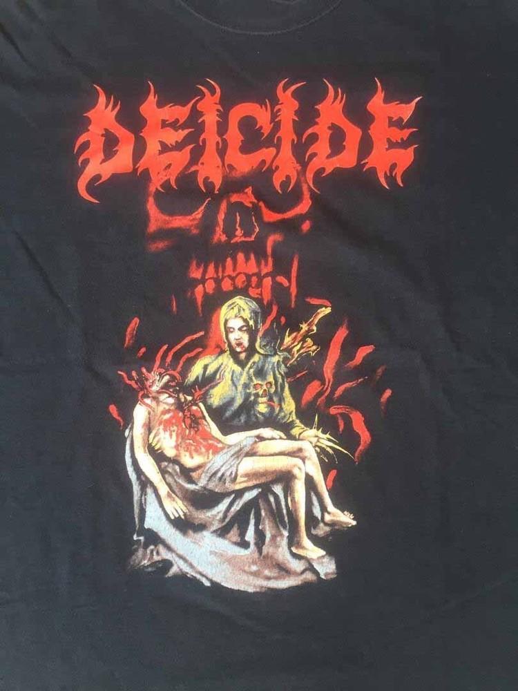 Винтажная футболка 90-х группы DEICIDE Музыкальный подарок для фаната Черная Все размеры Футболка FA1175 Унисекс