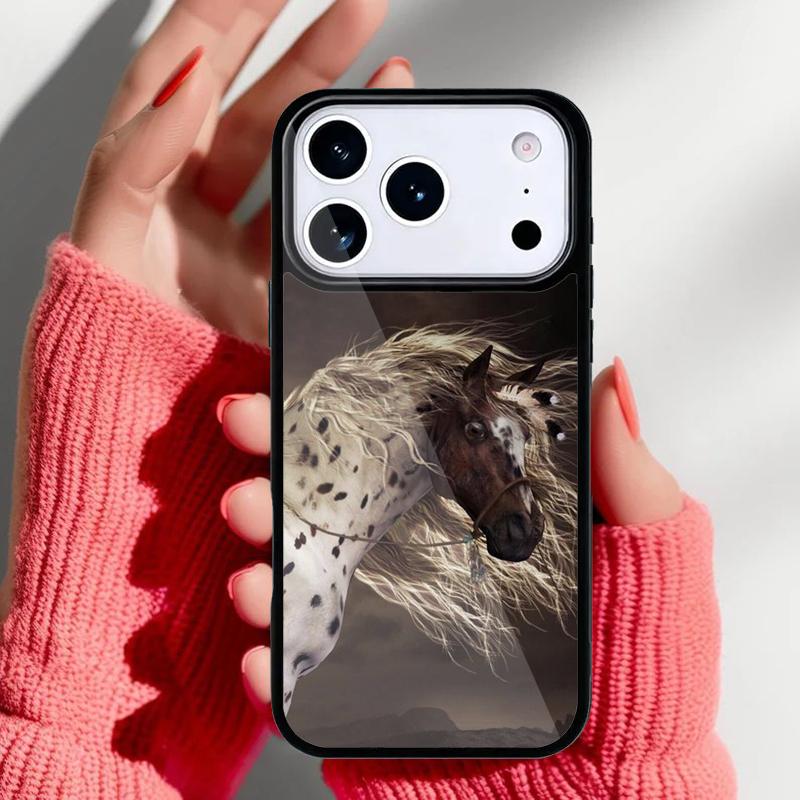 Чехол для телефона с узором лошадь и пони для iPhone 17 16 15 14 13 Pro Max Задняя крышка для 12 11 Pro Coque