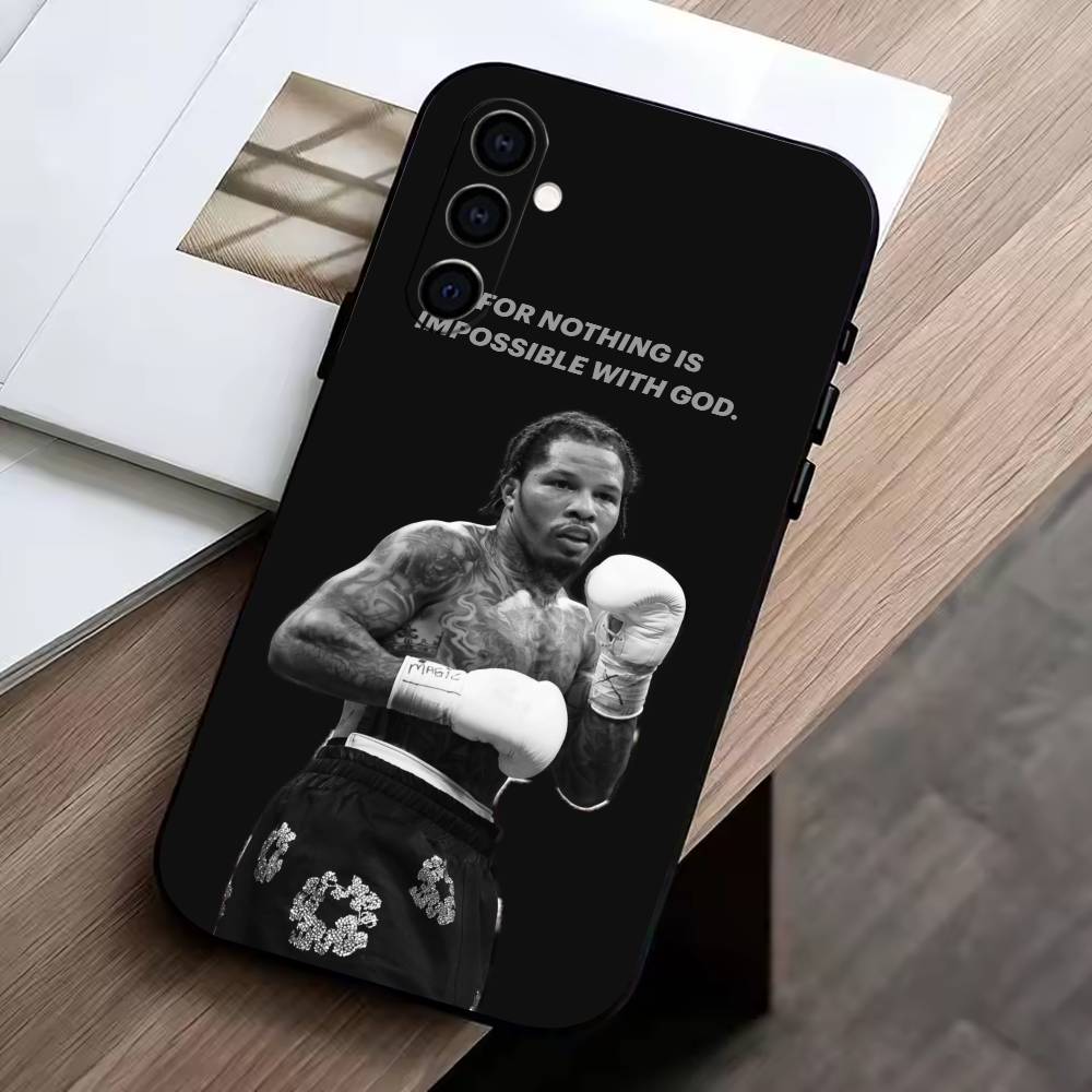 Чехол для телефона Gervonta Tank Davis Черный Силиконовый Мягкий Для Samsung Galaxy A73,A72,A71,A70,A53,A52,A51