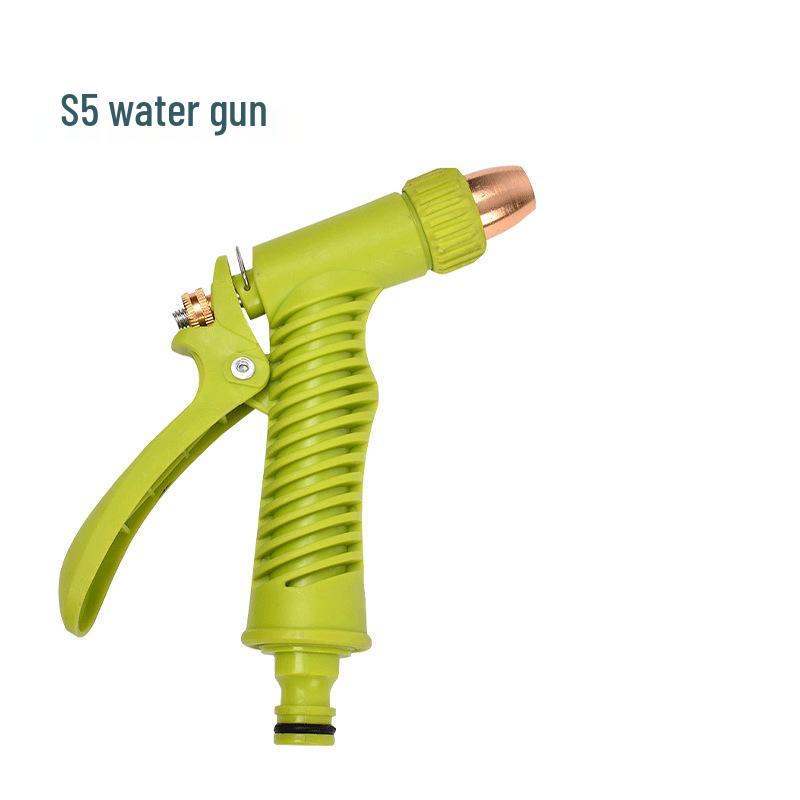 Полностью медный высоконапорный пистолет-распылитель для автомойки и насадка-щетка