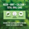 Зубная паста Neem Active 200 г со сверхмягкой зубной щеткой | Натуральный ним и кальций для ухода за полостью рта | Антибактериальная защита и мятное свежее дыхание