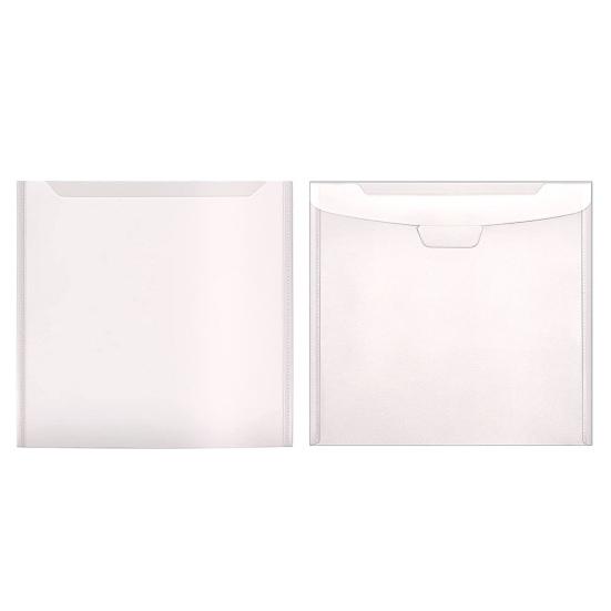 Органайзер для хранения бумаги для скрапбукинга, 10 шт., с 30 липкими индексными вкладками, прозрачная виниловая бумага, закрытая сумка для хранения фотографий, бумажный файл