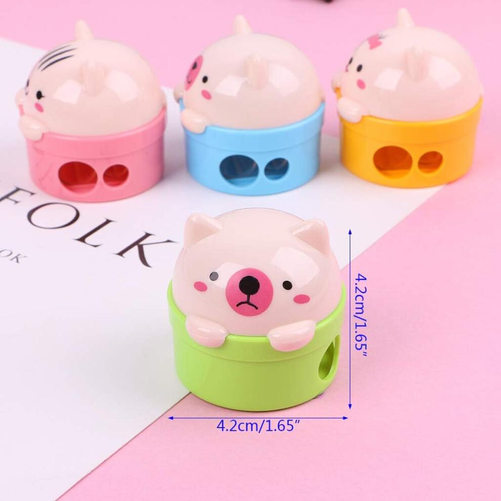 Cute Pencil Sharpener for Students Handheld Easy to Use for Preschool Nursery Primary School Gift Portable Design