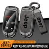 Для Jeep Jeep Grand Cherokee Wrangler JK Renegade Patriot Commander Compass Gladiator Wagoneer Автомобильный сплав Чехол для ключей Сумка для ключей Она
