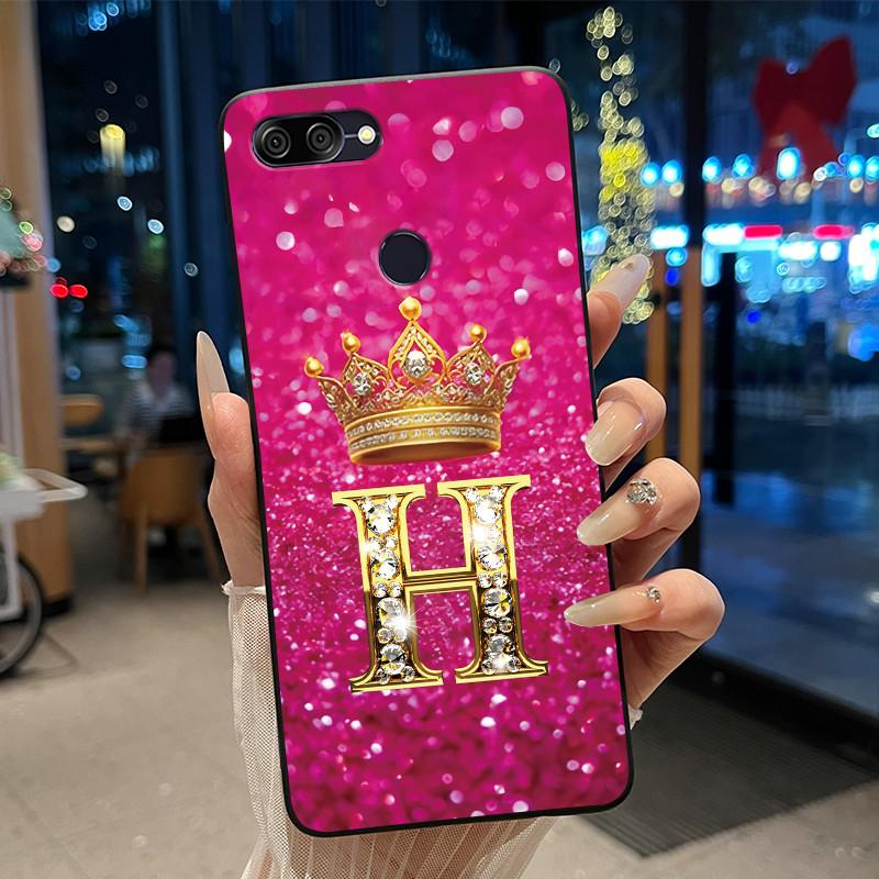 Newest Letter Crown Design Phone Casing For ASUS Zenfone Max Plus (M1) ZB570TL Black Case Bumper Silicone Shockproof Soft Cover
