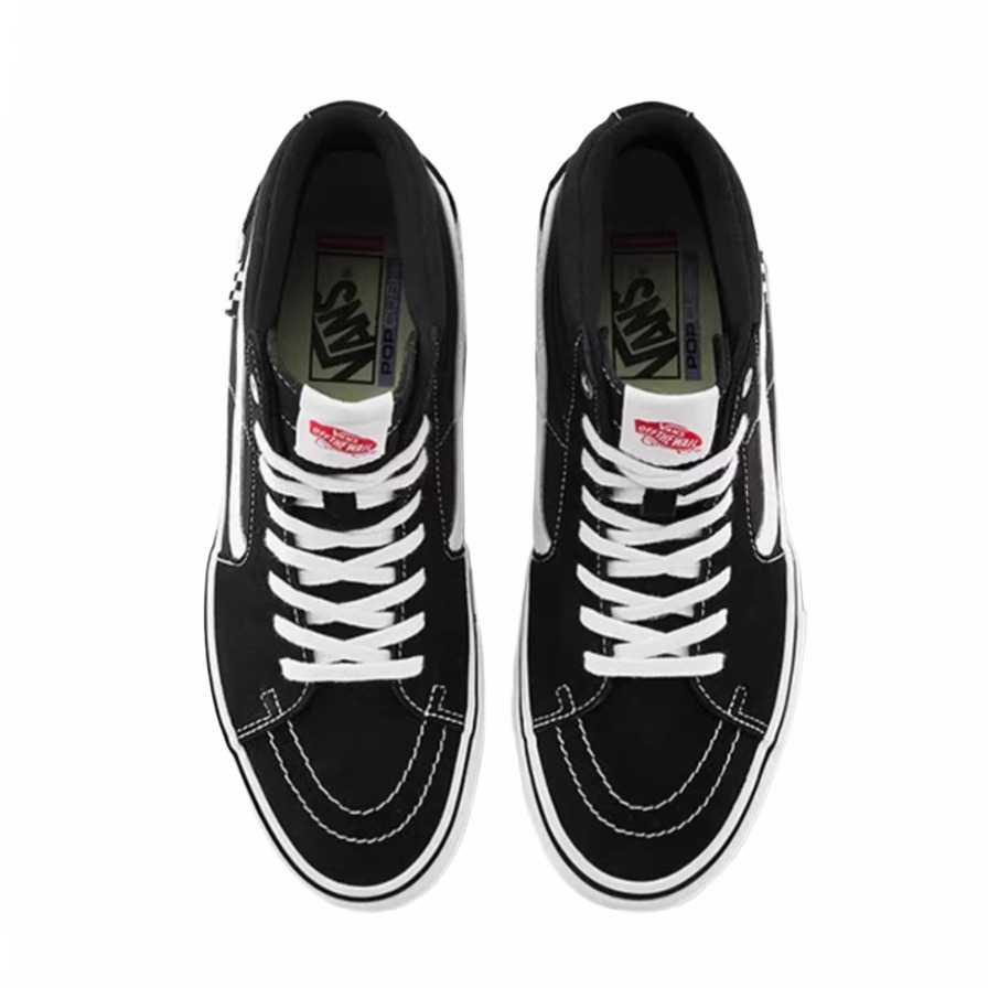 Vans Sk8 Hi Модный тренд Высокие кеды для скейтбординга Унисекс Черный VN0A5FCCY281